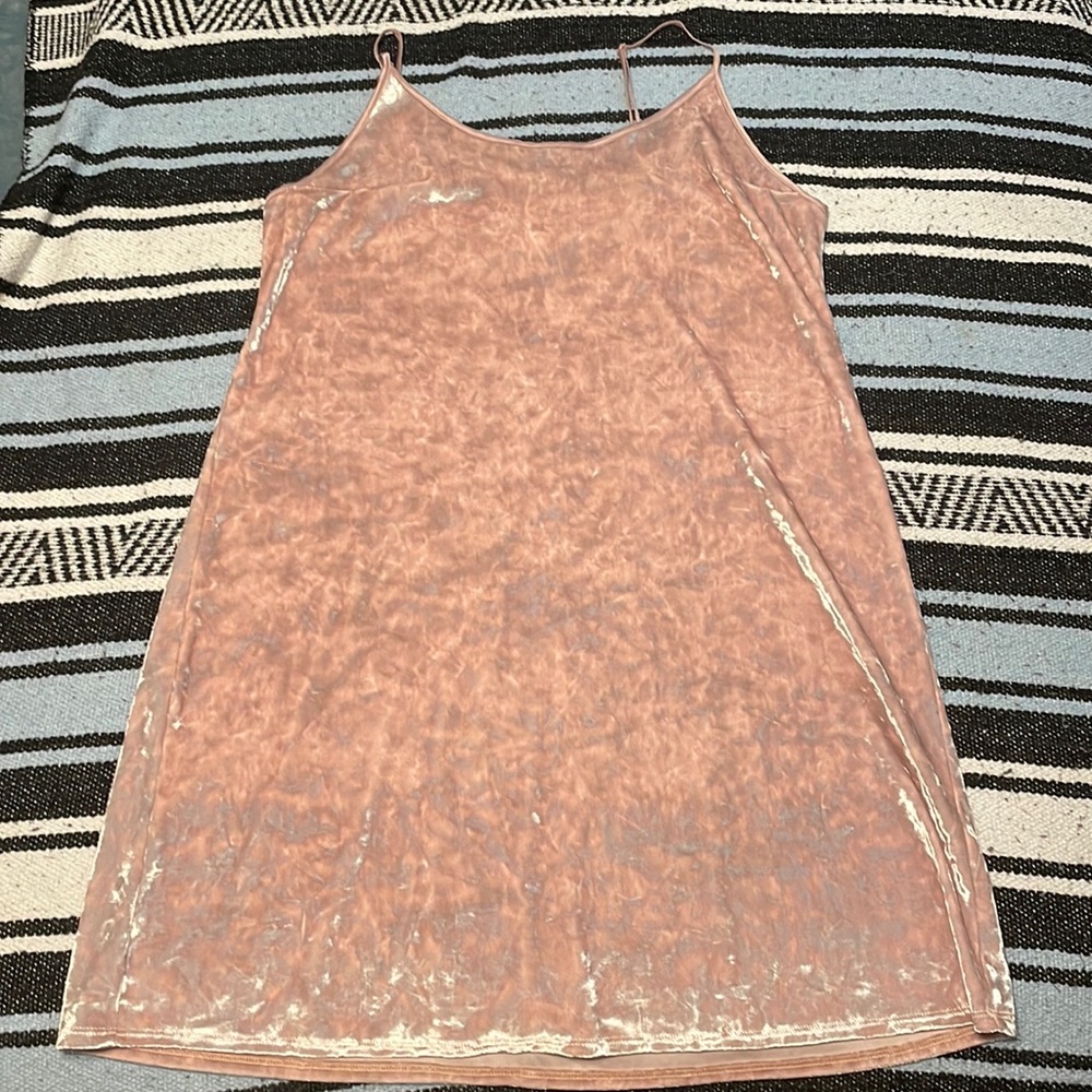 Victorias Secret velvet mini slip lingerie dress M/L